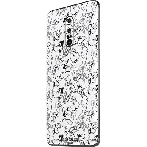 Looney Tunes Looney Squad Black and White Grid OnePlus 7 Pro Skin