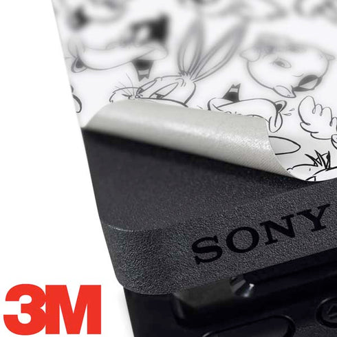 Looney Tunes Looney Squad Black and White Grid PS4 Pro Bundle Skin