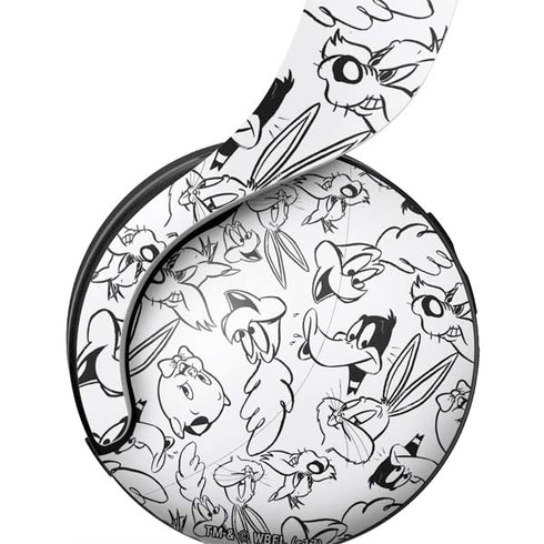 Looney Tunes Looney Squad Black and White Grid PULSE 3D Wireless Headset for PS5 Skin