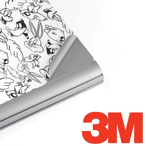 Looney Tunes Looney Squad Black and White Grid Surface Book 2 15in Skin