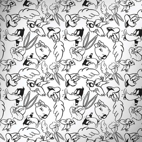 Looney Tunes Looney Squad Black and White Grid Surface Book 2 15in Skin