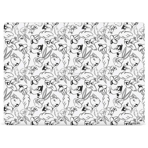 Looney Tunes Looney Squad Black and White Grid Surface Laptop 2 Skin