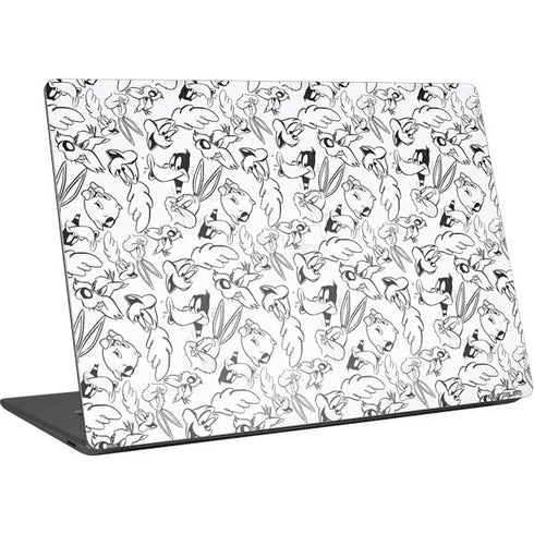 Looney Tunes Looney Squad Black and White Grid Surface Laptop 4 15in Skin