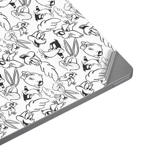 Looney Tunes Looney Squad Black and White Grid Surface Laptop 4 15in Skin