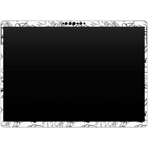 Looney Tunes Looney Squad Black and White Grid Surface Pro 9 Skin