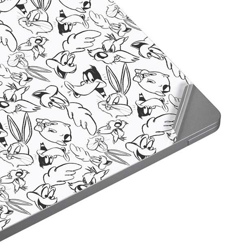 Looney Tunes Looney Squad Black and White Grid Universal Laptop 14in (11.4 x 8.2in) Skin