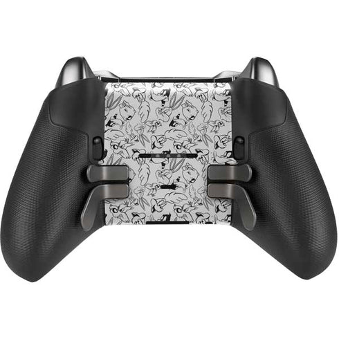 Looney Tunes Looney Squad Black and White Grid Xbox Elite Wireless Controller Series 2 Skin