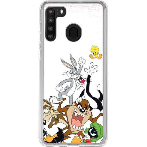 Looney Tunes All Together Galaxy A21 Clear Case