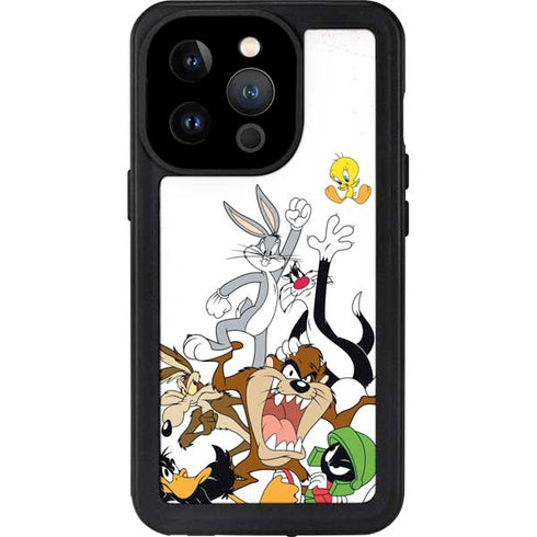 Looney Tunes All Together iPhone 14 Pro Waterproof Case