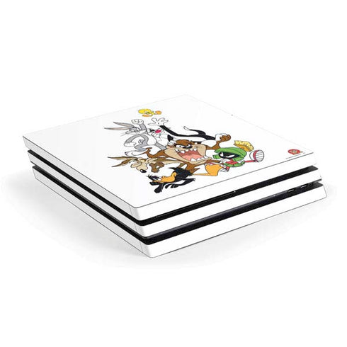 Looney Tunes All Together PS4 Pro Console Skin