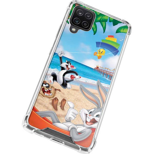 Looney Tunes Beach Galaxy A12 Clear Case