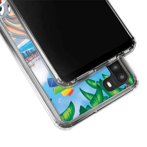 Looney Tunes Beach Galaxy A21 Clear Case