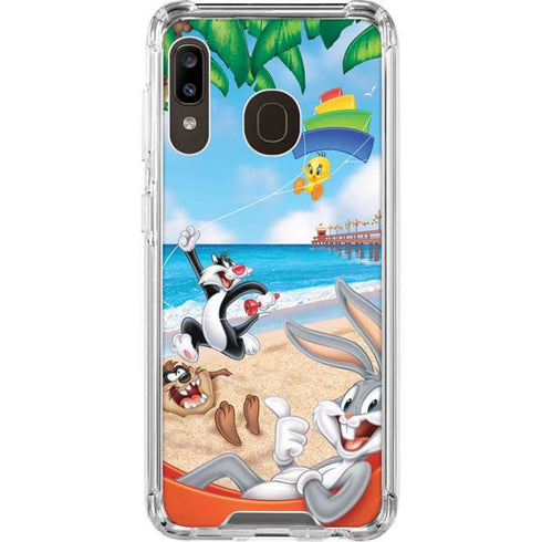 Looney Tunes Beach Galaxy A30 Clear Case