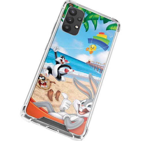 Looney Tunes Beach Galaxy A32 5G Clear Case