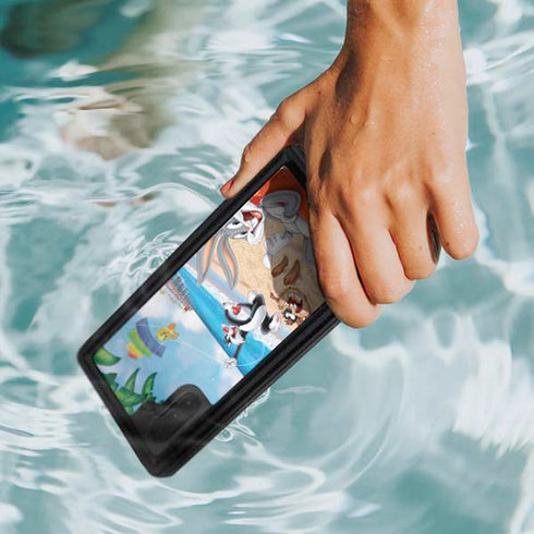 Looney Tunes Beach Galaxy Note 10 Waterproof Case