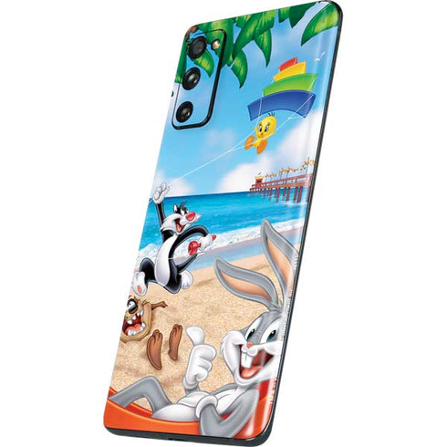 Looney Tunes Beach Galaxy S20 Fan Edition Skin