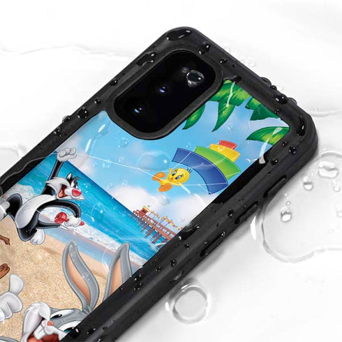 Looney Tunes Beach Galaxy S20 Waterproof Case