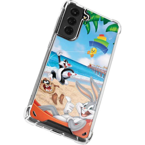 Looney Tunes Beach Galaxy S21 5G Clear Case