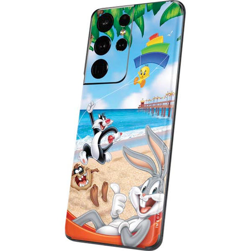 Looney Tunes Beach Galaxy S21 Ultra 5G Skin