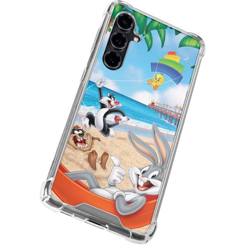 Looney Tunes Beach Galaxy S23 FE Clear Case