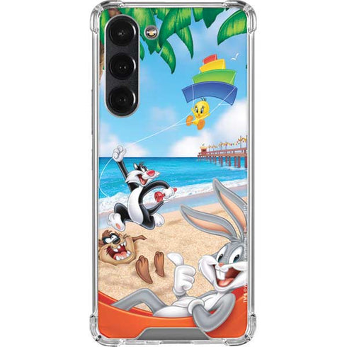 Looney Tunes Beach Galaxy S23 Plus Clear Case