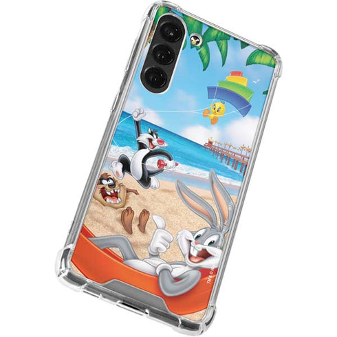 Looney Tunes Beach Galaxy S23 Plus Clear Case
