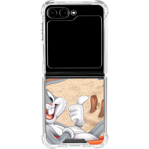 Looney Tunes Beach Galaxy Z Flip5 5G Clear Case