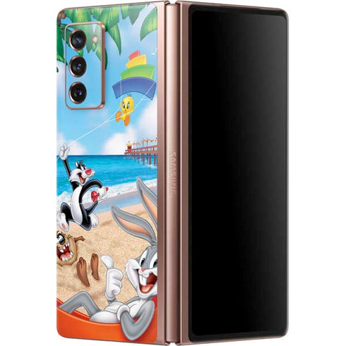 Looney Tunes Beach Galaxy Z Fold2 5G Skin