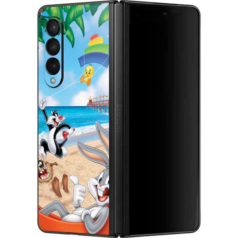 Looney Tunes Beach Galaxy Z Fold3 5G Skin