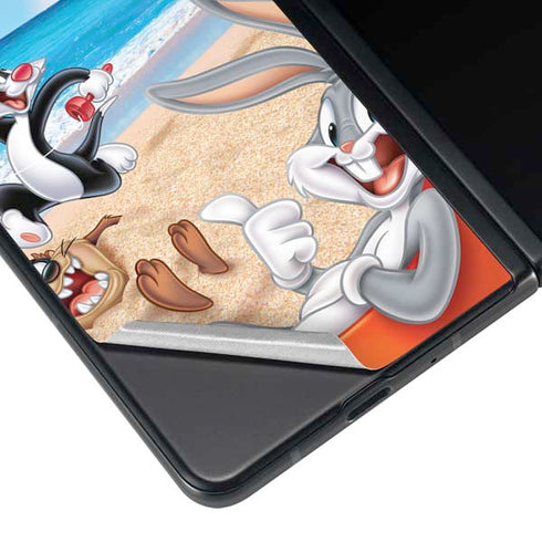 Looney Tunes Beach Galaxy Z Fold4 5G Skin