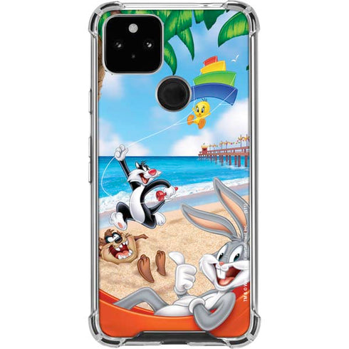 Looney Tunes Beach Google Pixel 5a 5G Clear Case