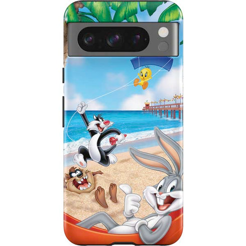 Looney Tunes Beach Google Pixel 8 Pro Impact Case