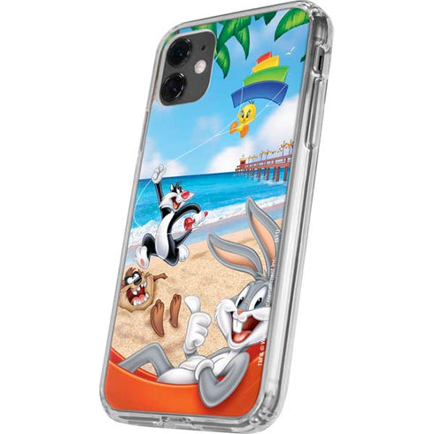 Looney Tunes Beach iPhone 11 Clear Case