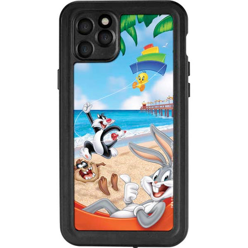 Looney Tunes Beach iPhone 11 Pro Max Waterproof Case