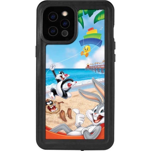 Looney Tunes Beach iPhone 12 Pro Max Waterproof Case