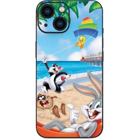 Looney Tunes Beach iPhone 13 Mini Skin