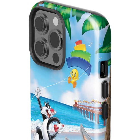 Looney Tunes Beach iPhone 13 Pro Max Impact Case