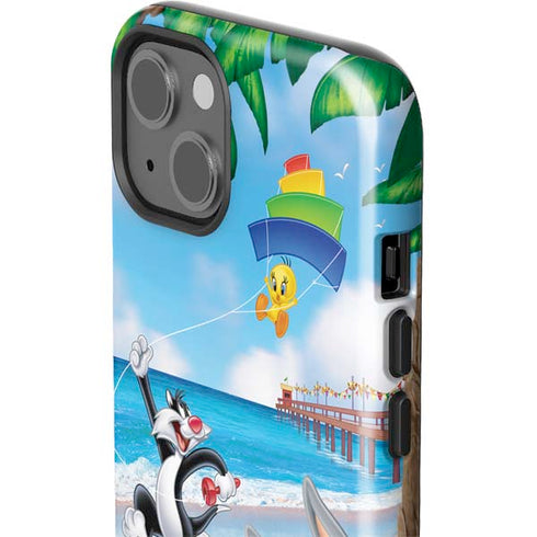 Looney Tunes Beach iPhone 14 Plus Impact Case