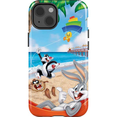 Looney Tunes Beach iPhone 15 Impact Case