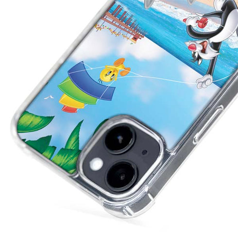 Looney Tunes Beach iPhone 15 Plus MagSafe Case