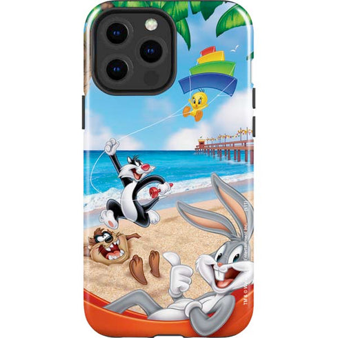 Looney Tunes Beach iPhone 15 Pro Max Impact Case
