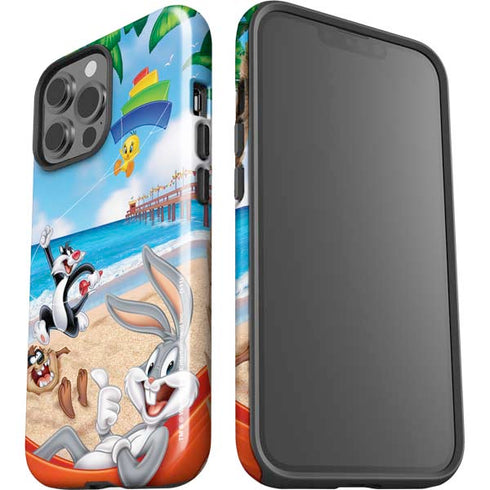 Looney Tunes Beach iPhone 15 Pro Max Impact Case