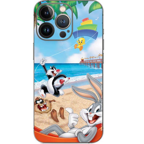 Looney Tunes Beach iPhone 15 Pro Skin