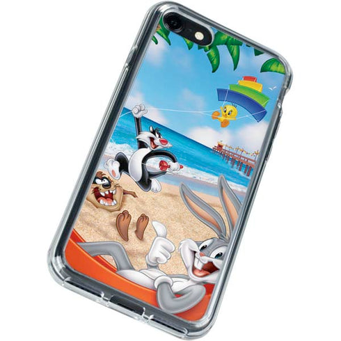 Looney Tunes Beach iPhone SE (2nd & 3rd Gen) Clear Case