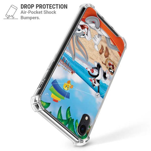 Looney Tunes Beach iPhone XR Clear Case
