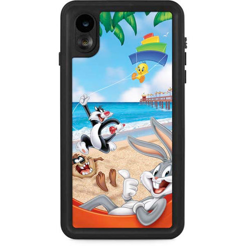 Looney Tunes Beach iPhone XR Waterproof Case