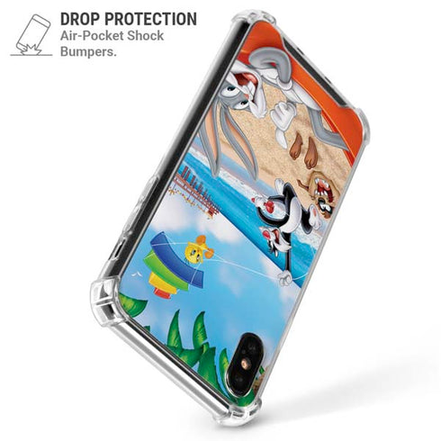 Looney Tunes Beach iPhone XS Max Clear Case