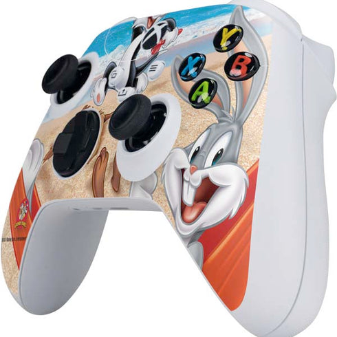 Looney Tunes Beach Xbox Series S Controller Skin