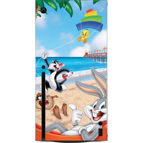 Looney Tunes Beach Xbox Series X Console Skin