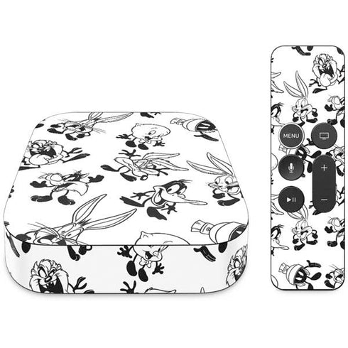 Looney Tunes Big Head Pattern Apple TV Skin